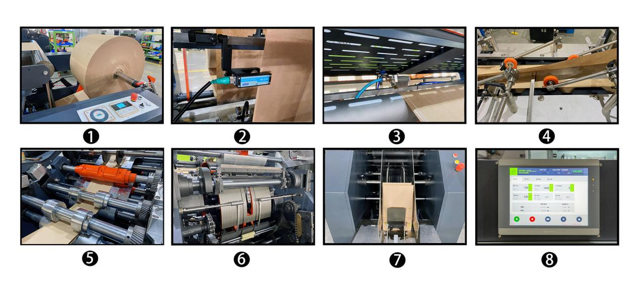 Máquina para fazer saco de papel com fundo suqare