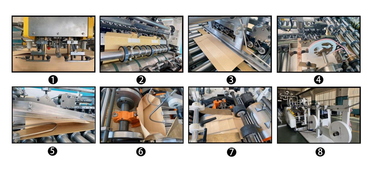 máquina de saco de alimentação de folhas